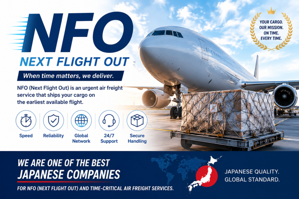What is NFO (Next Flight Out) ? We are the best Japanese company