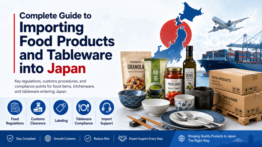 Complete Guide to Importing Food Products and Tableware into Japan