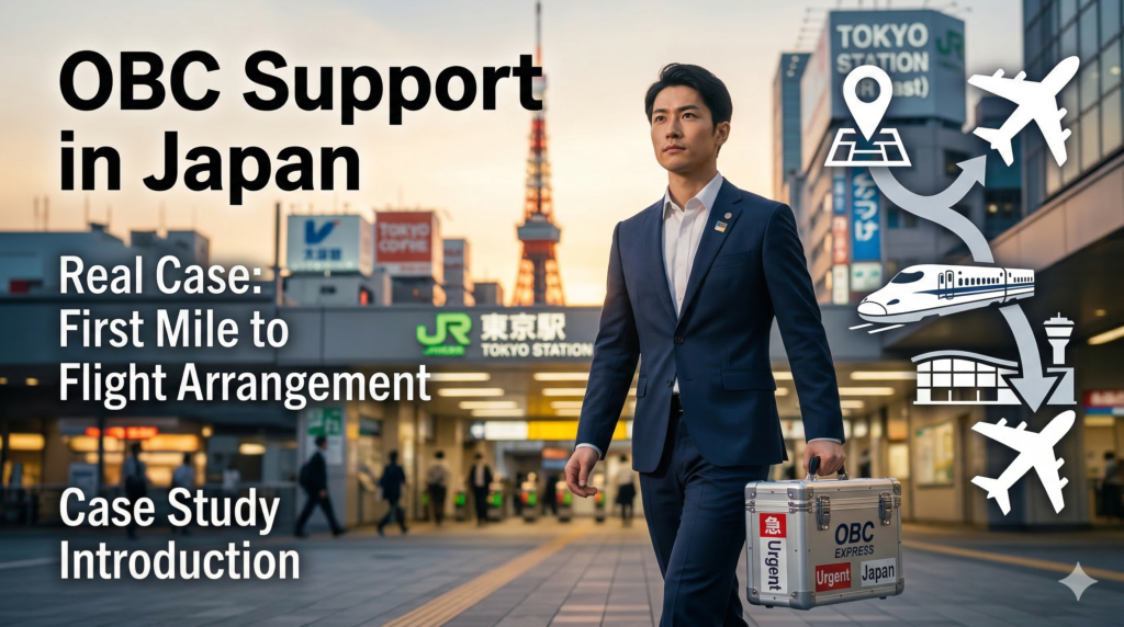 OBC (On Board Courier) Support in Japan – From First Mile to Flight Arrangement (Real Case)