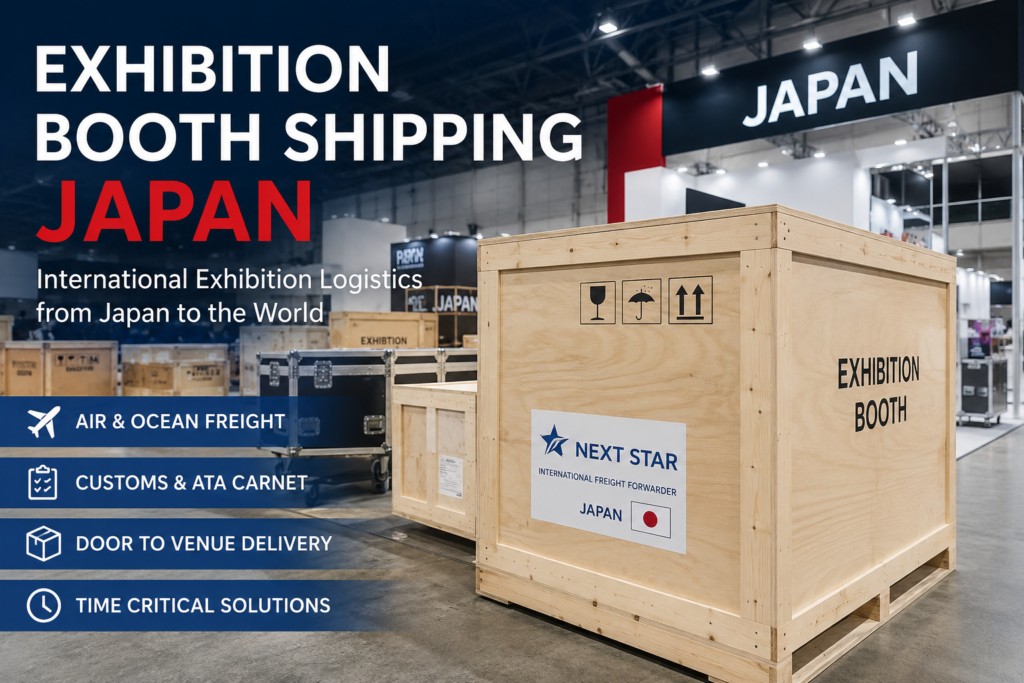 Exhibition Booth Shipping Japan | How to Transport Exhibition Booths from Japan to Overseas Events
